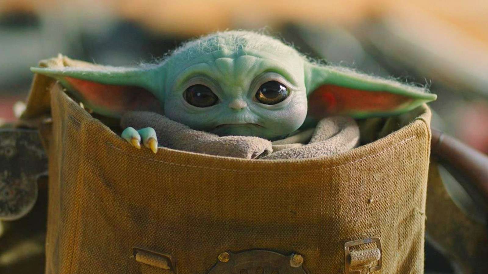 Grogu, also known as Baby Yoda, in The Mandalorian