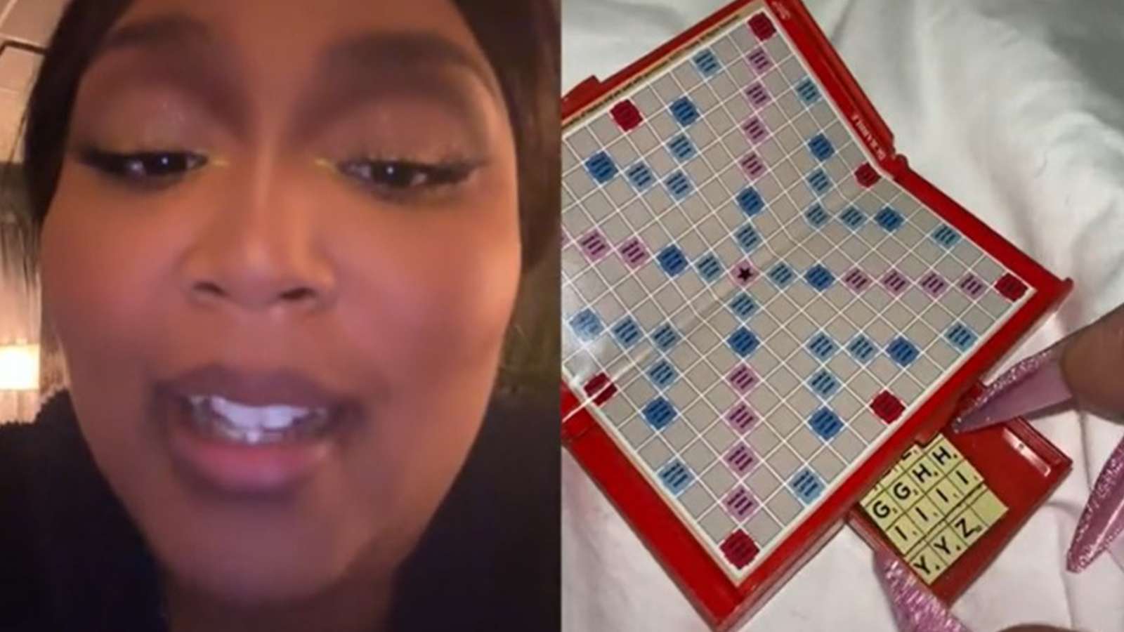 Lizzo trolls fans with worlds smallest scrabble set