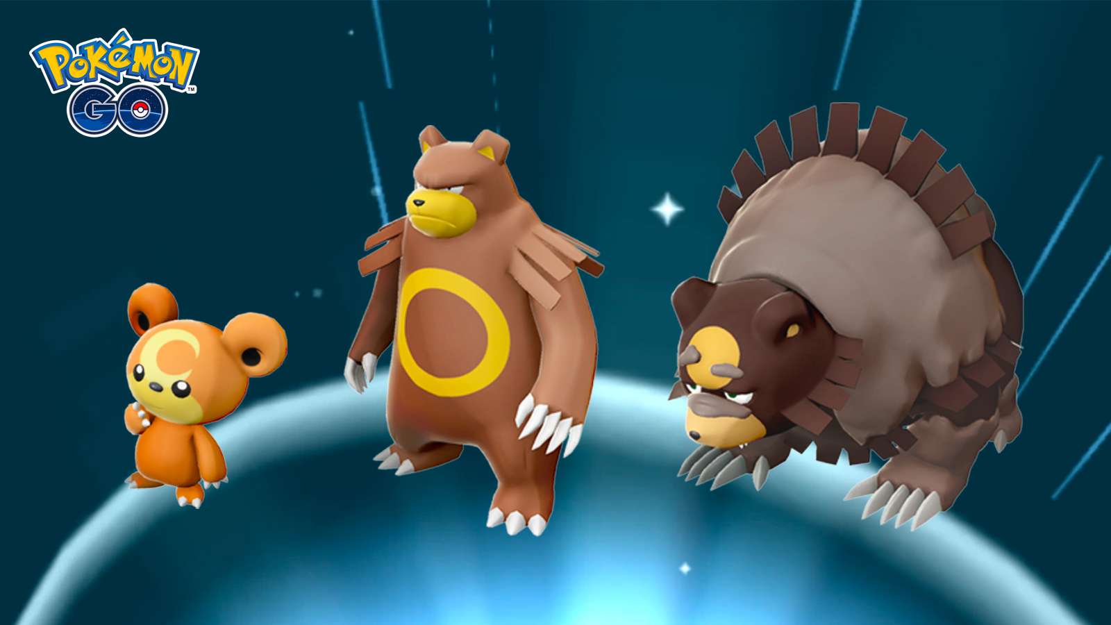 Teddiursa evolutions Ursaring and Ursaluna In Pokemon Go