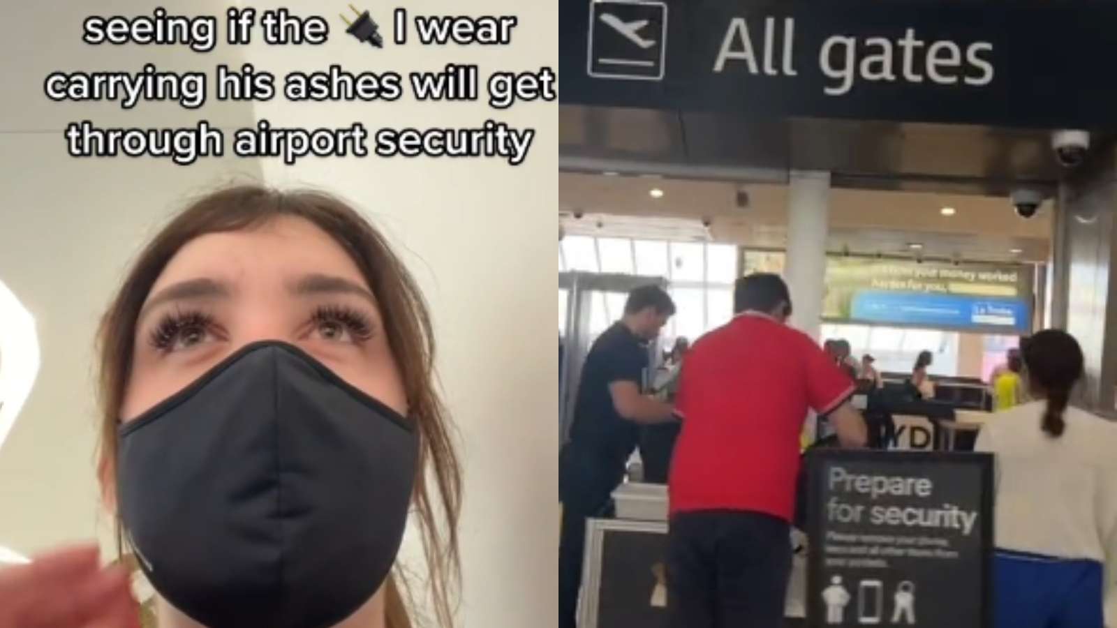 security catches tiktoker with adult toy containing boyfriend's ashes