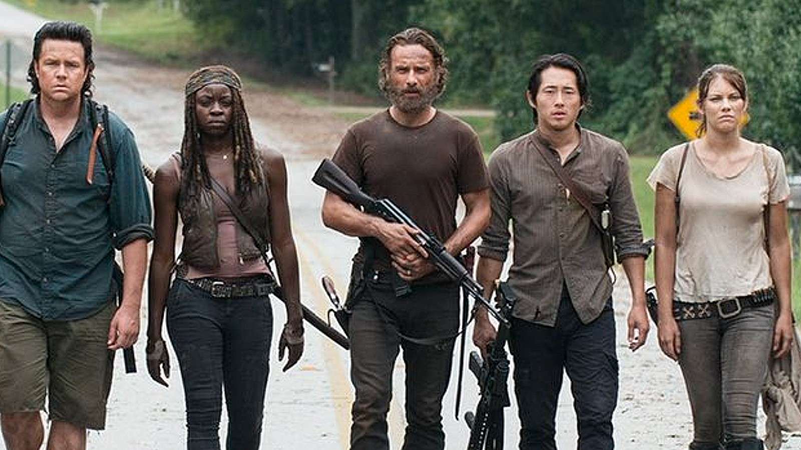 The cast of The Walking Dead