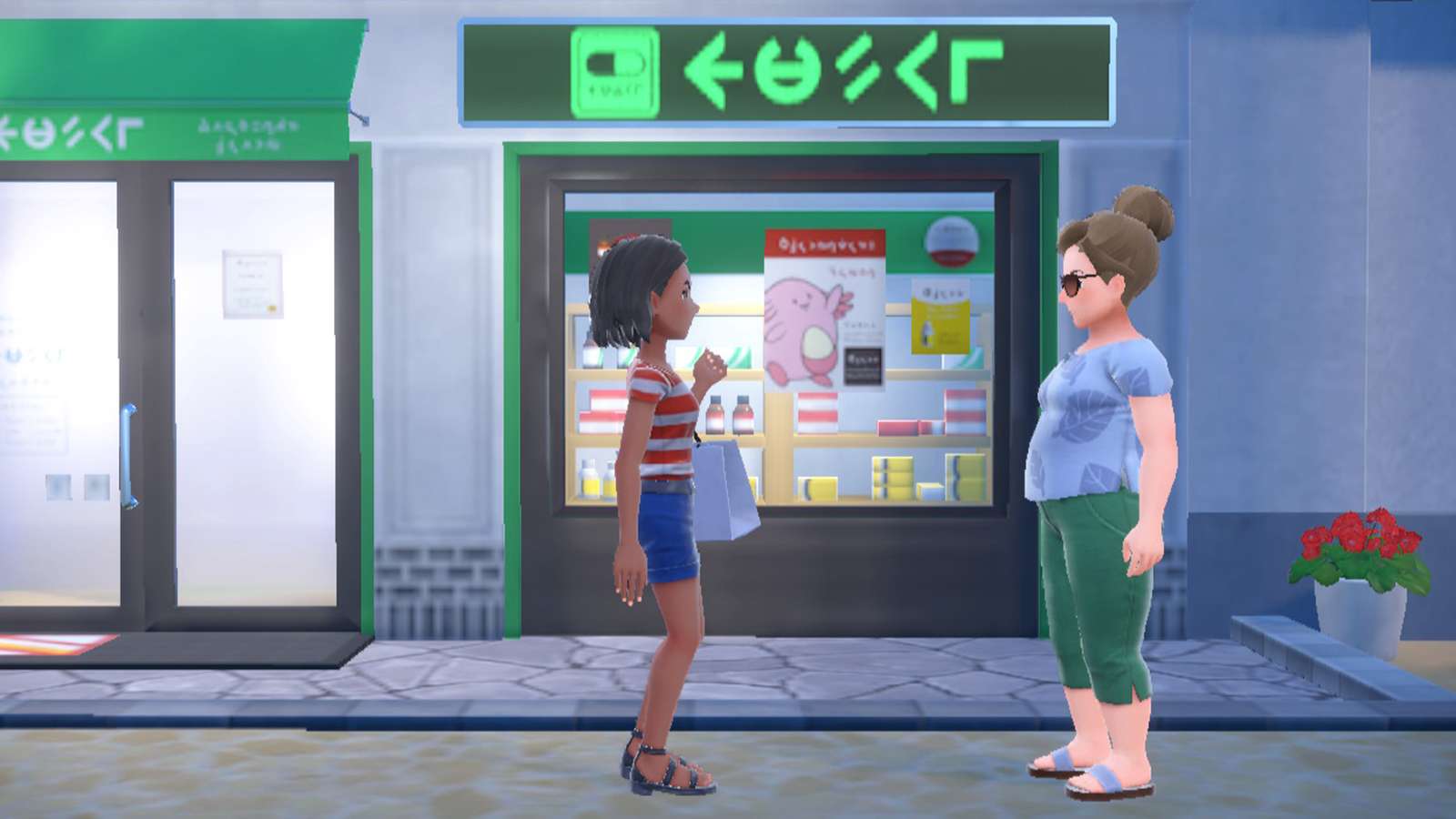 A Nature Mint Shop in Pokemon Scarlet and Violet