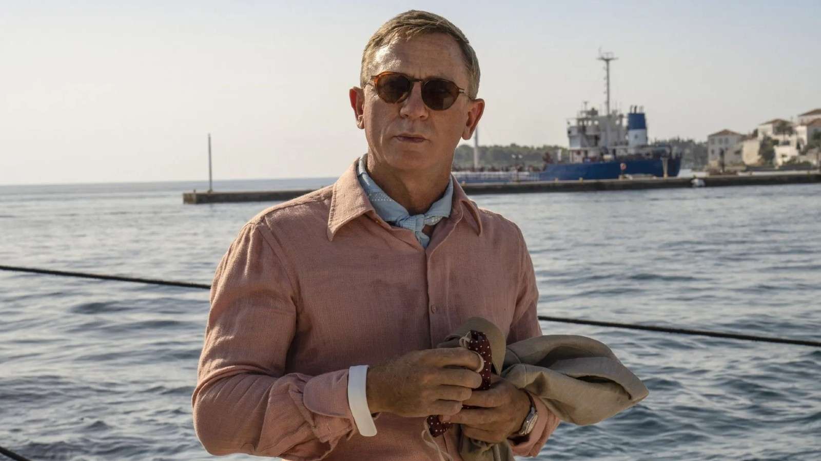 Daniel Craig in Glass Onion, the Netflix sequel to Knives Out