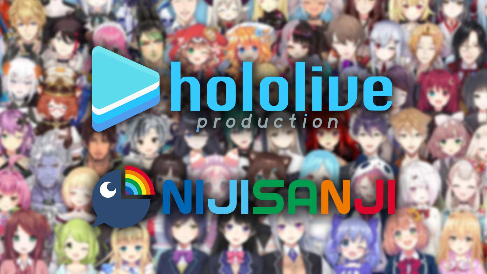Hololive and NIJISANJI logos together