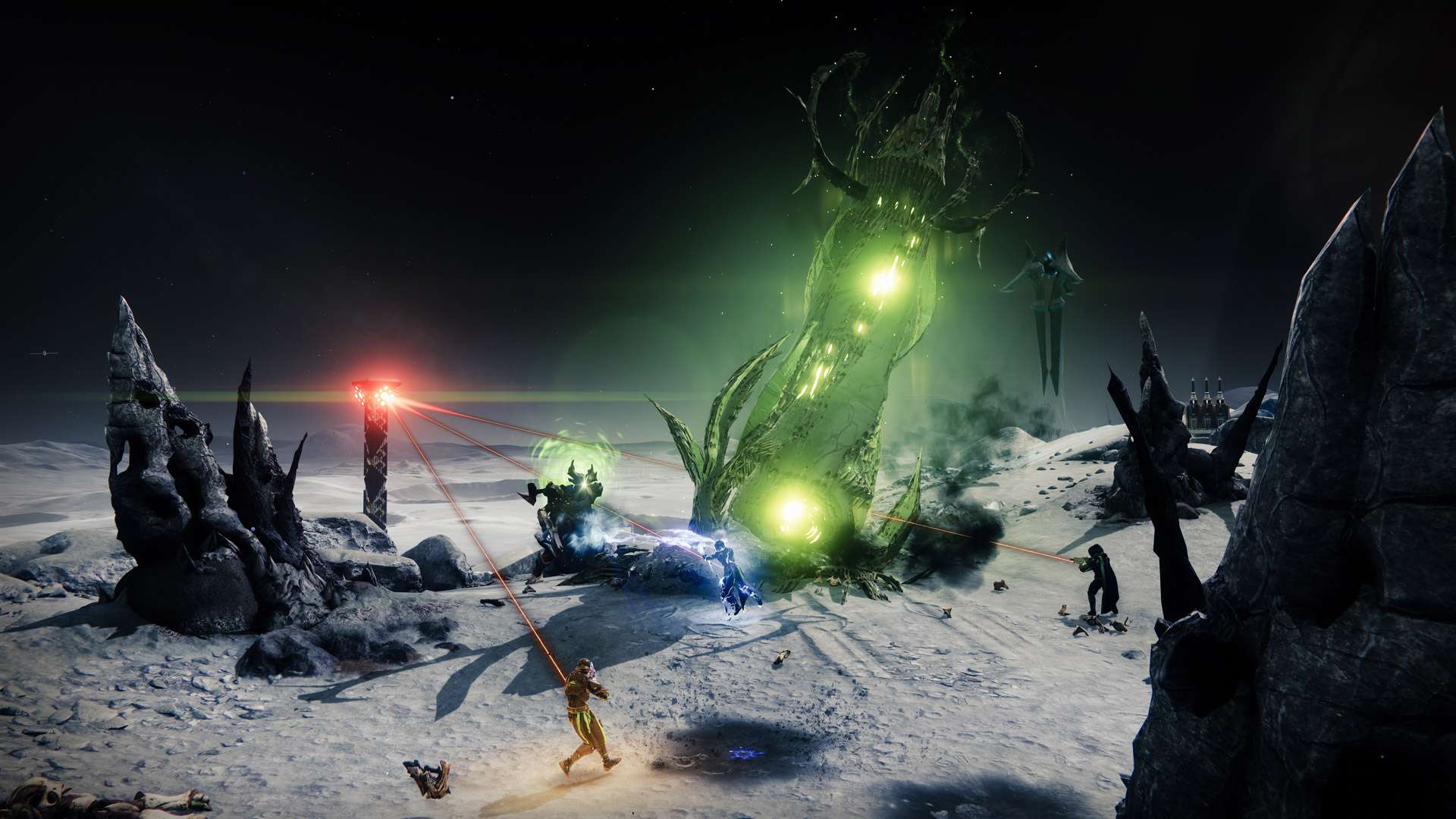 Destiny 2 Season of the Seraph screenshot showing a new Battlegrounds arena