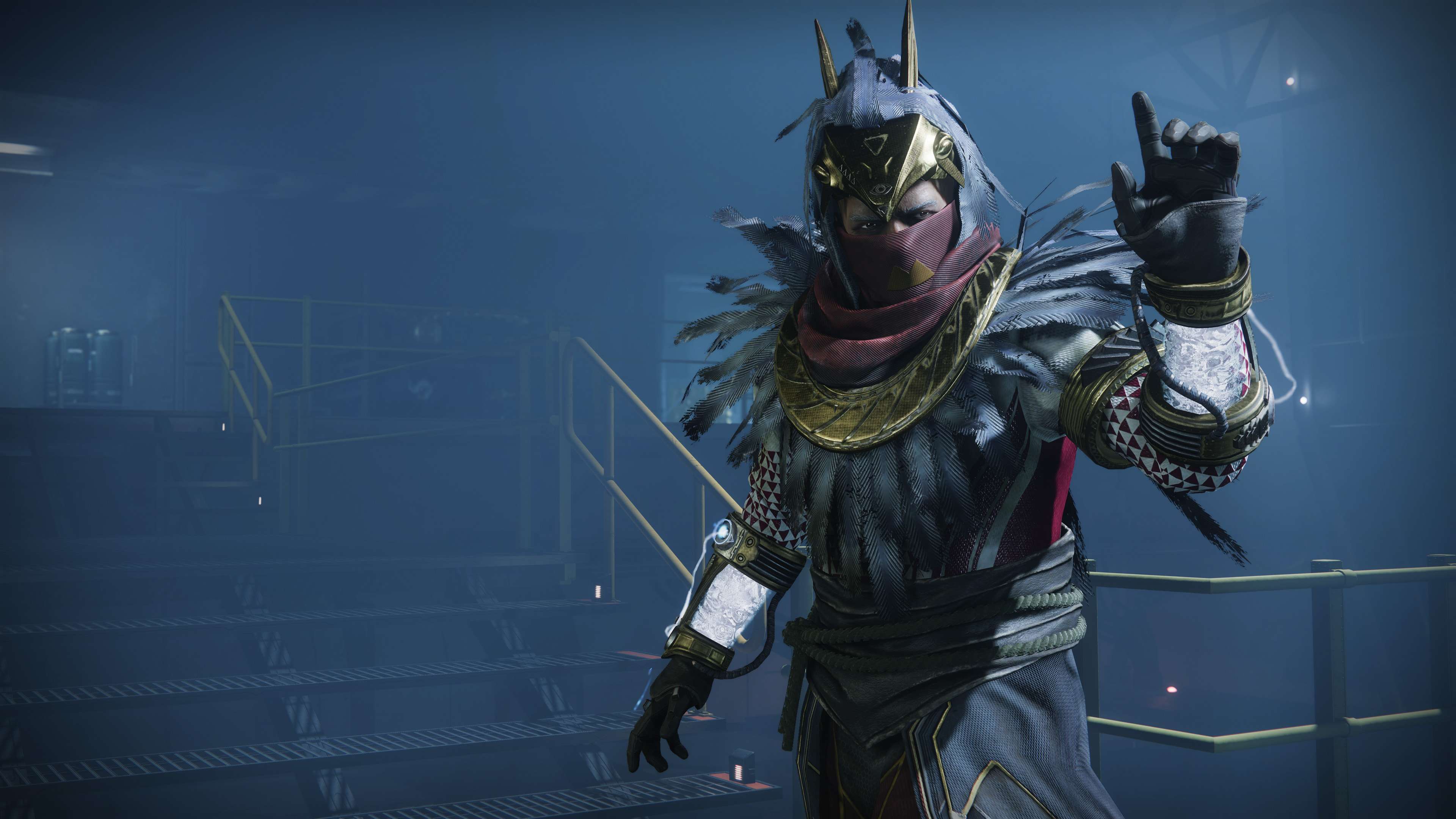 Destiny 2 Season of the Seraph cutscene screenshot showing Osiris