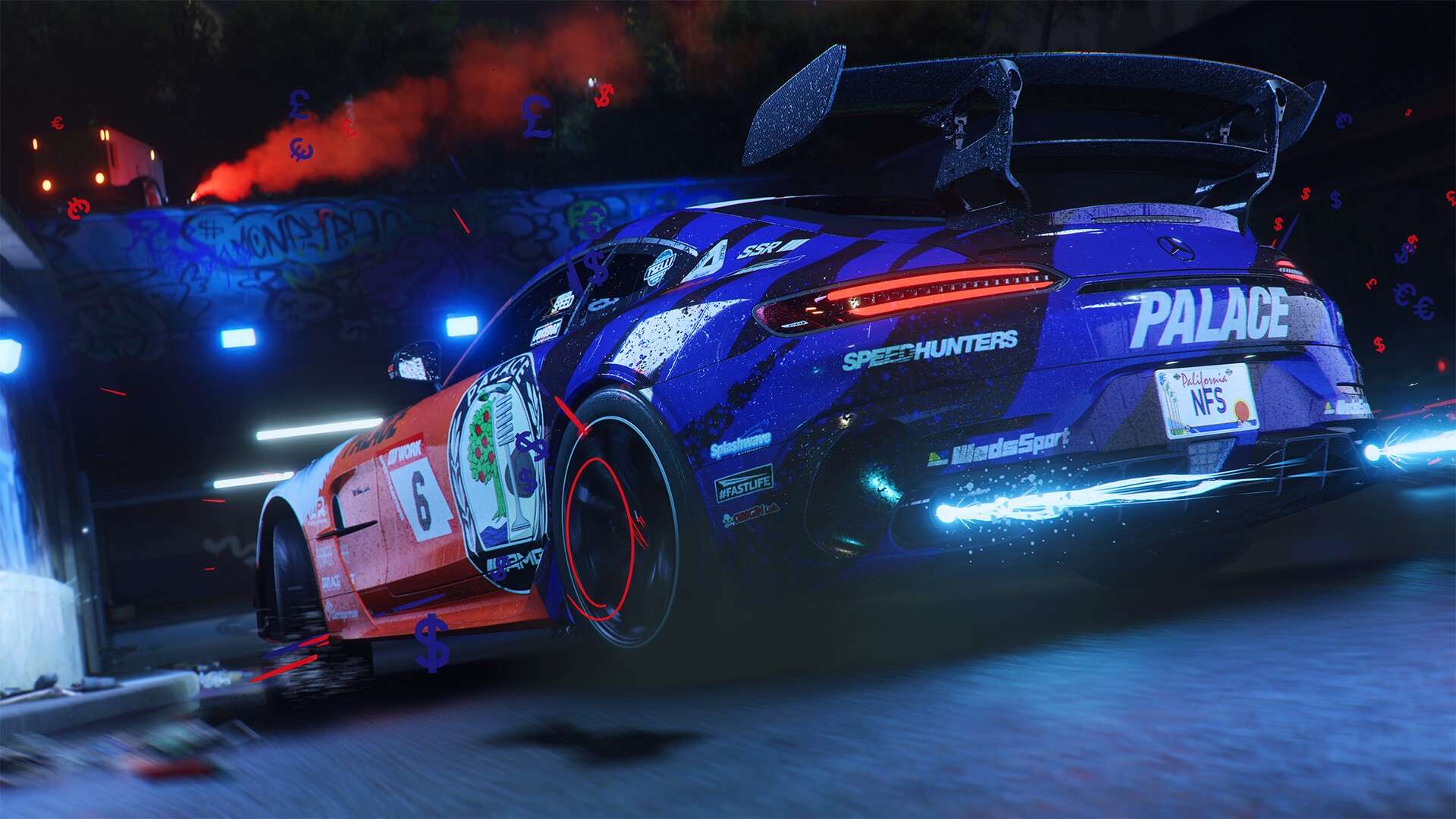 Need for Speed: Unbound screenshot showing a custom car