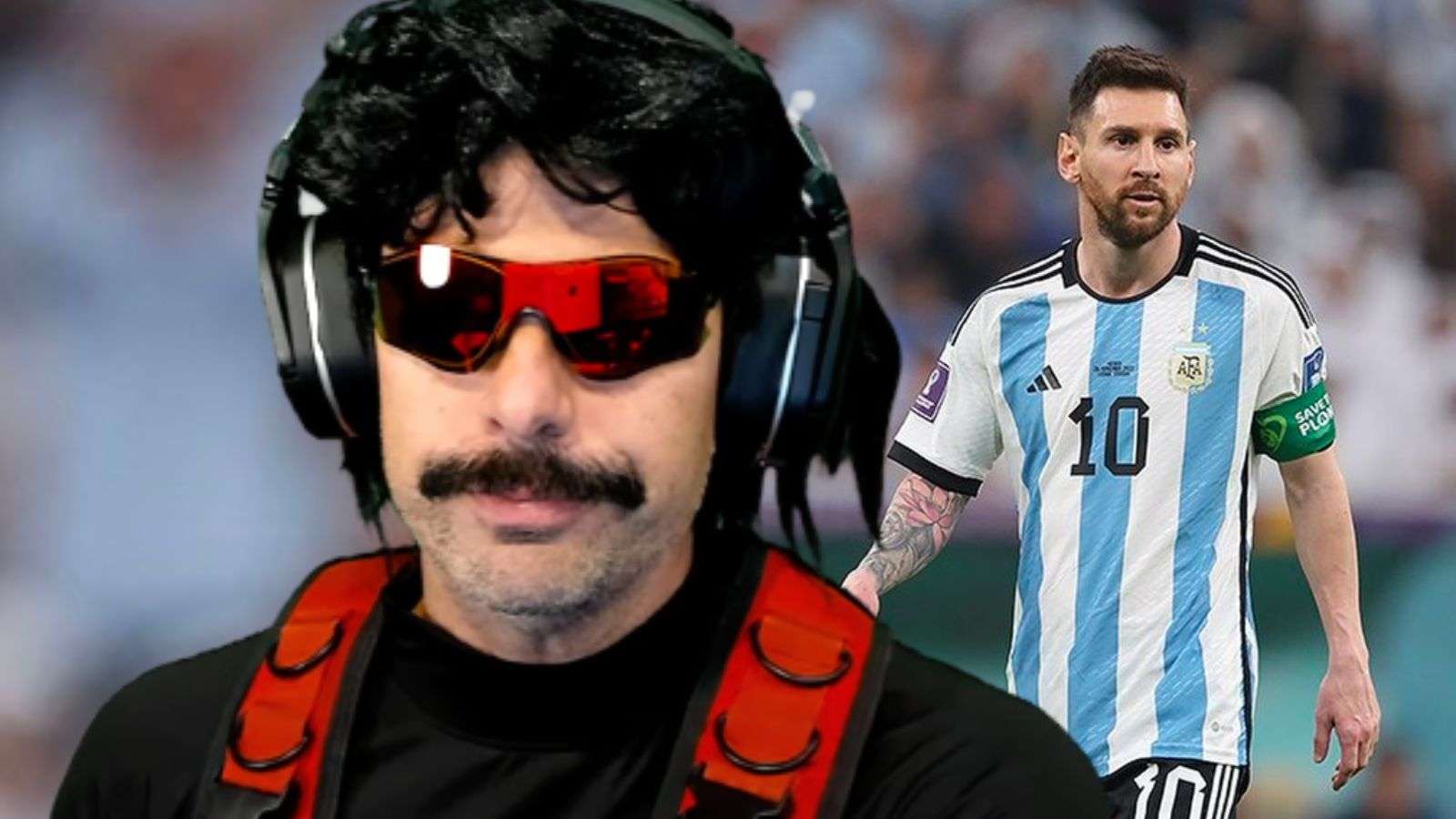 dr disrespect and lionel messi