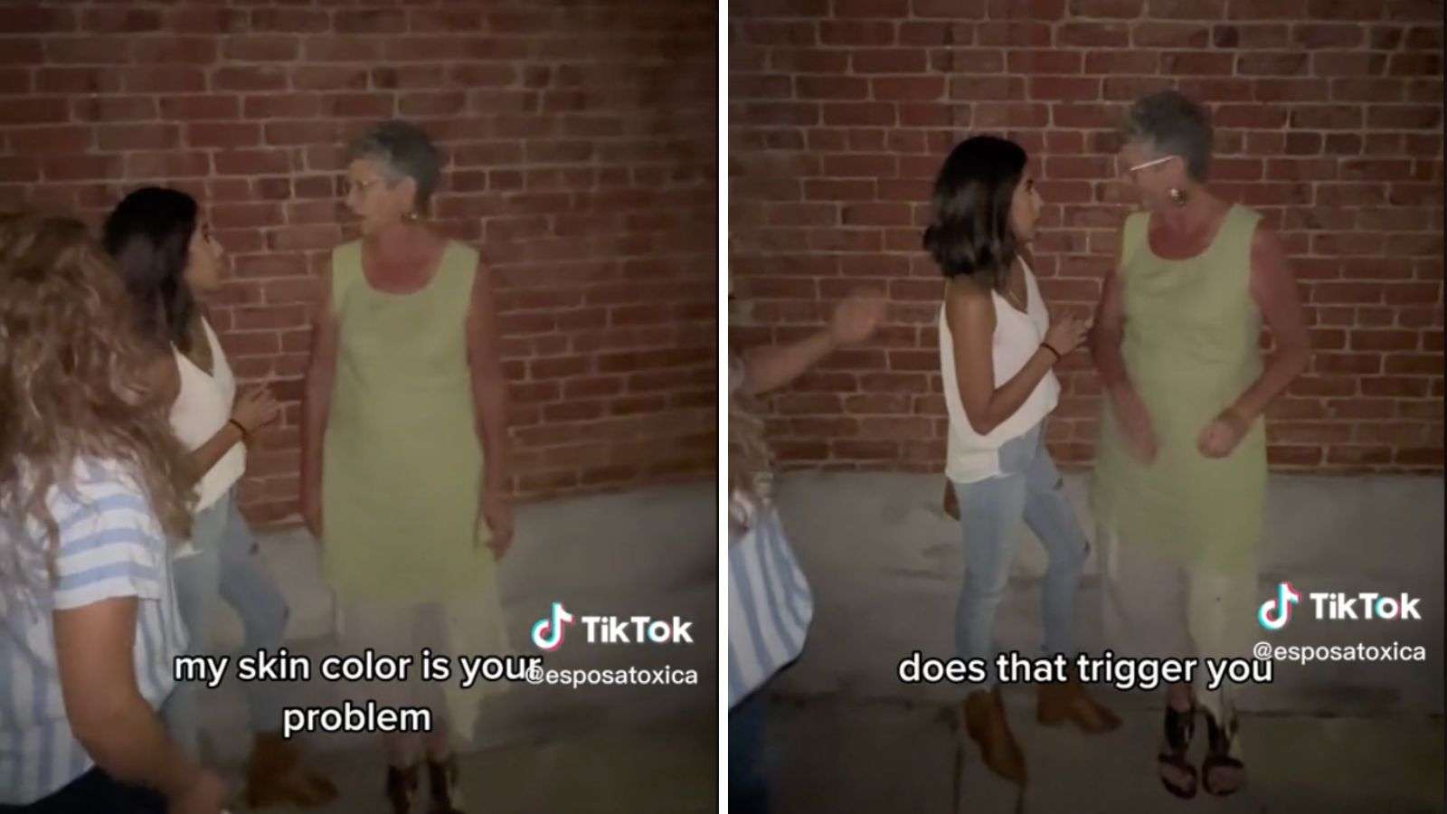 ‘Racist Karen’ punches TikToker in the neck for not moving out of her way