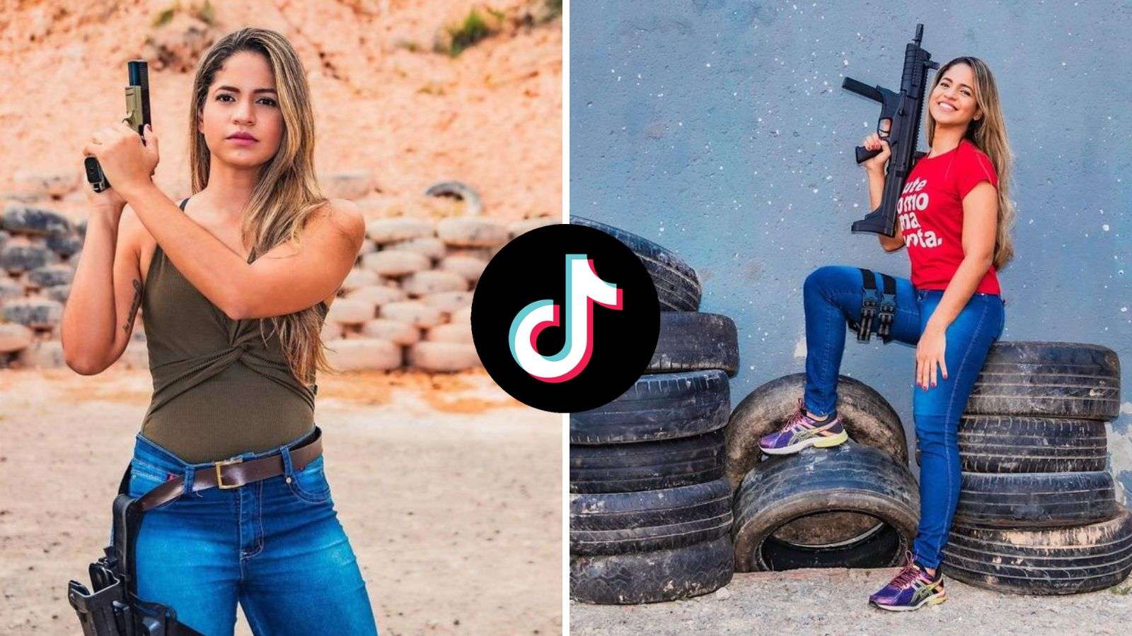 Police officer loses salary after modeling with guns from work on TikTok