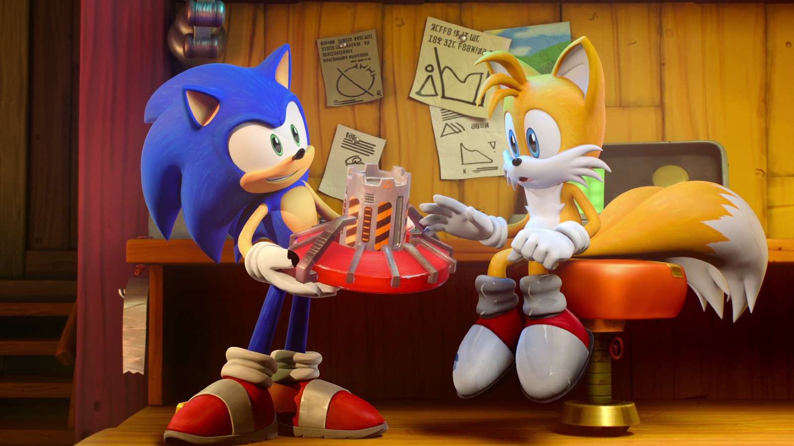 An exclusive still from Sonic Prime