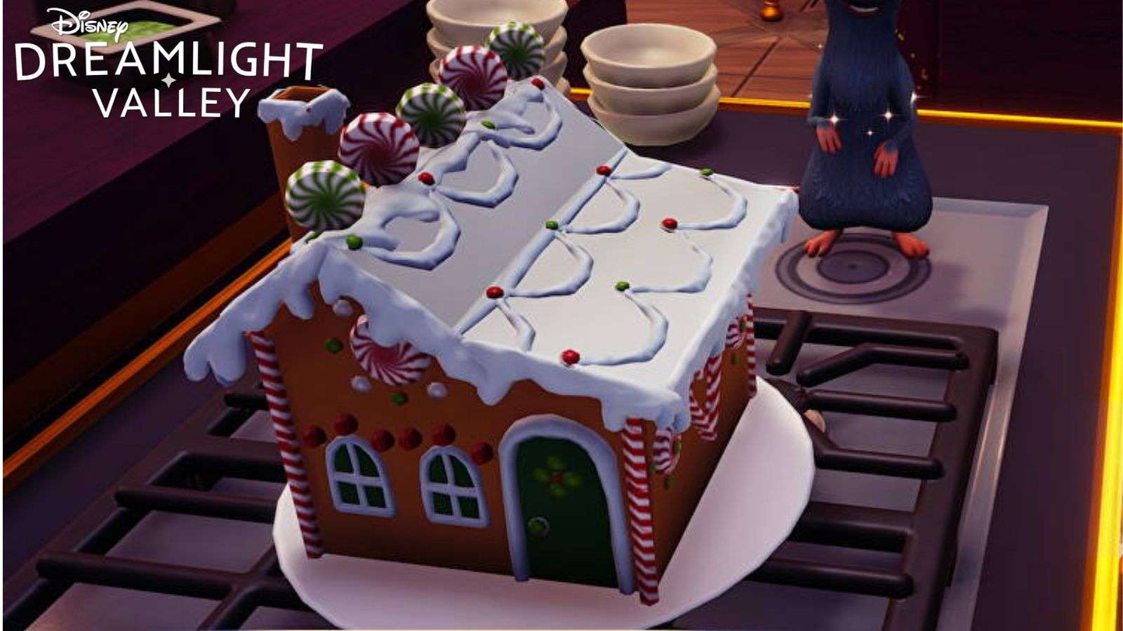 Disney Dreamlight Valley Gingerbread house recipe