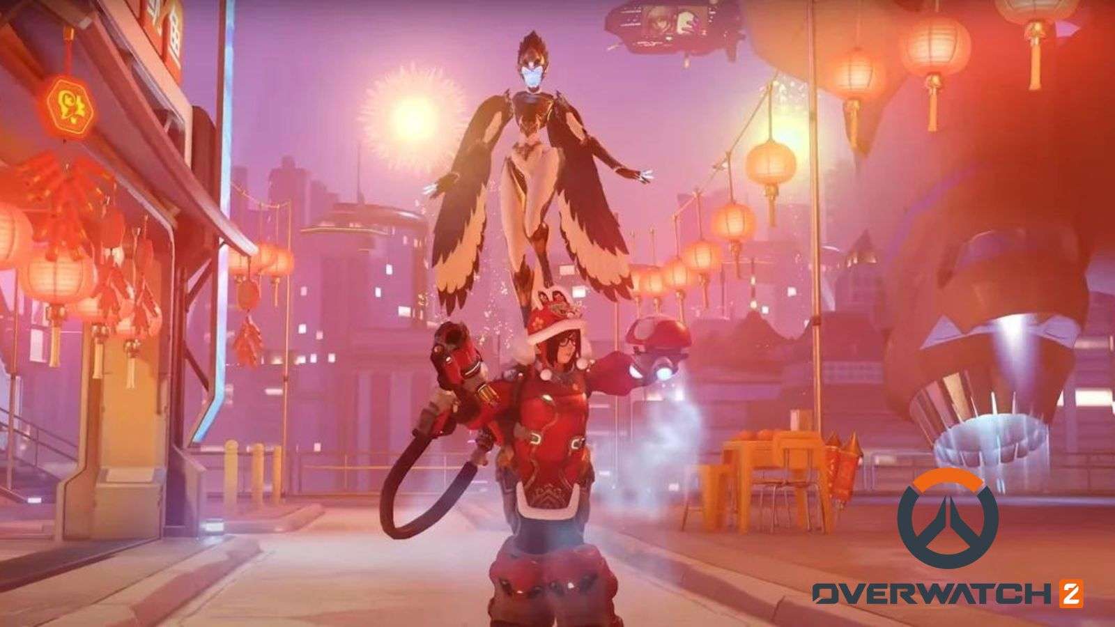 Mei and Echo in Overwatch 2 Year of the Rabbit