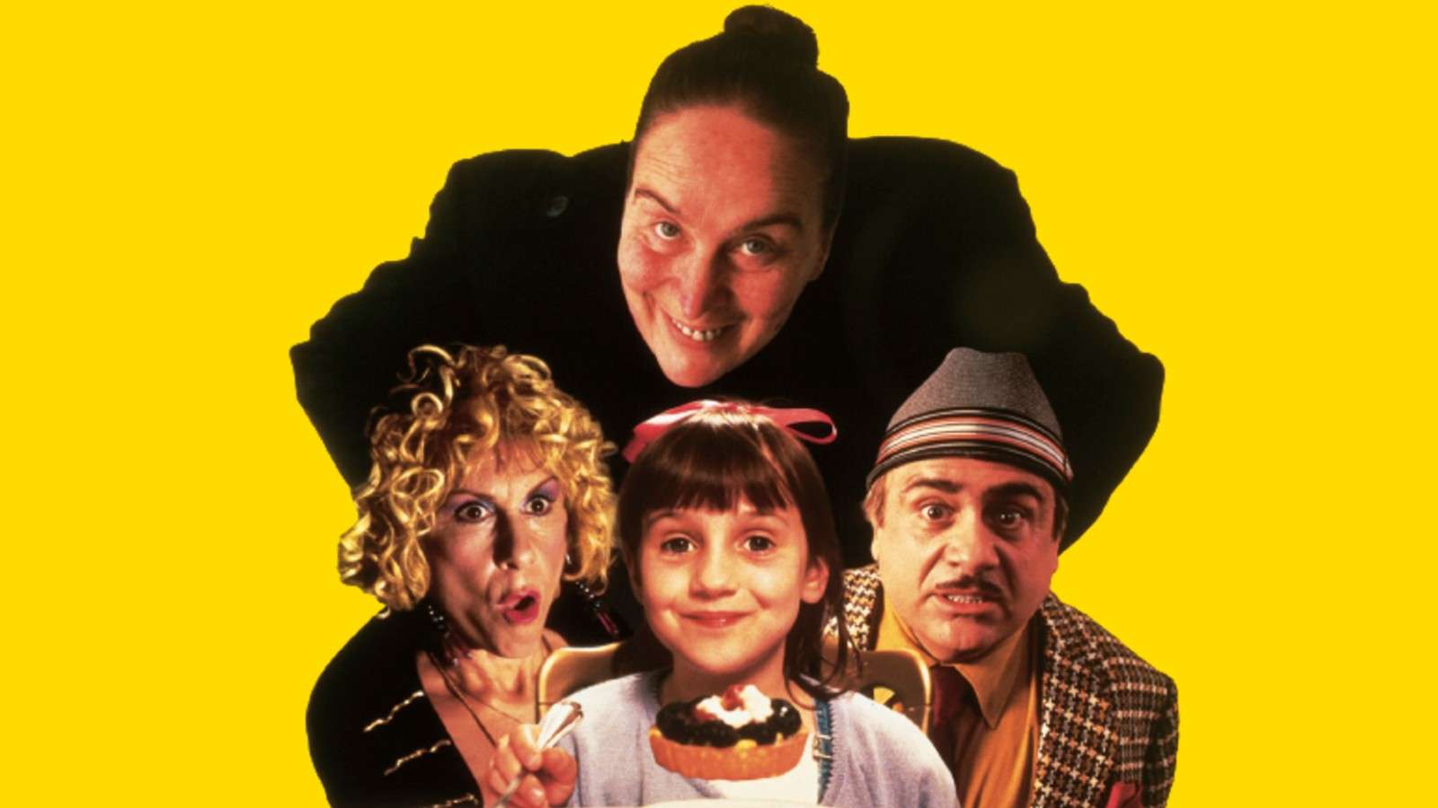 The cast of Matilda 1996