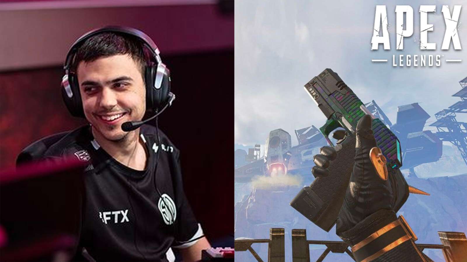 ImperialHal competing for TSM next to P2020 in Apex Legends