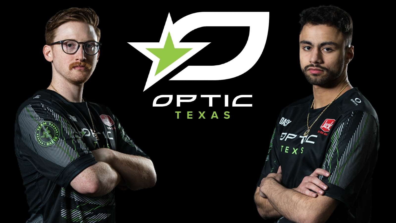 scump and dashy with optic texas cdl logo