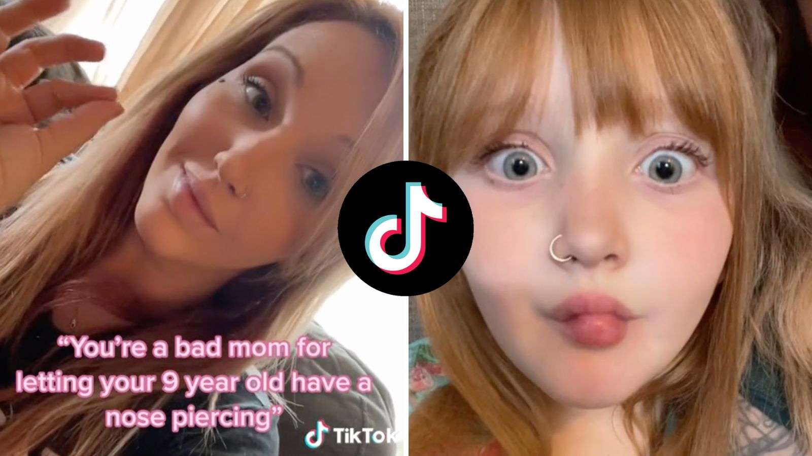 Mom faces backlash for letting 9-year-old daughter get her nose pierced