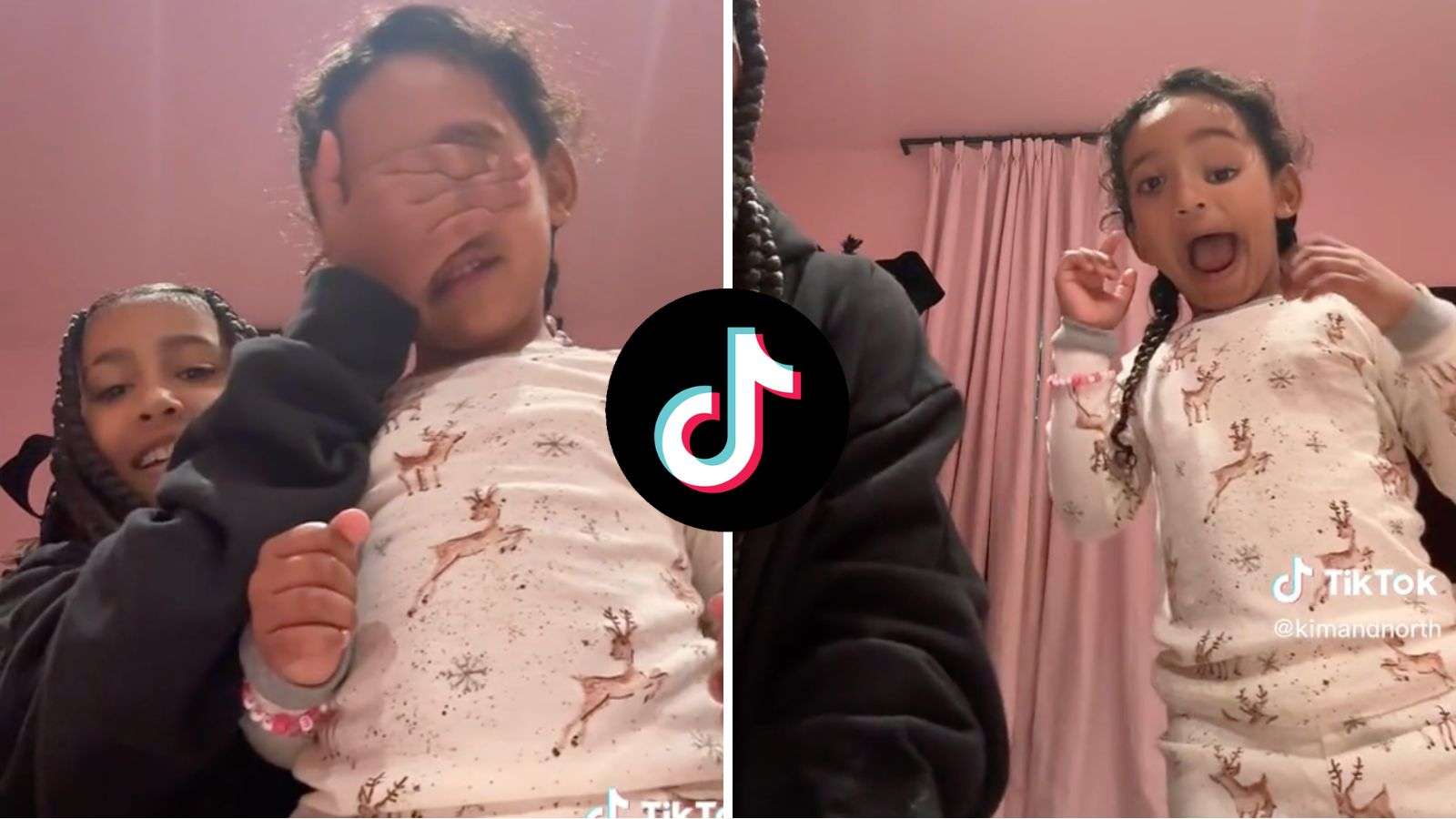 North West pulls hilarious prank on little sister Chicago with viral filter