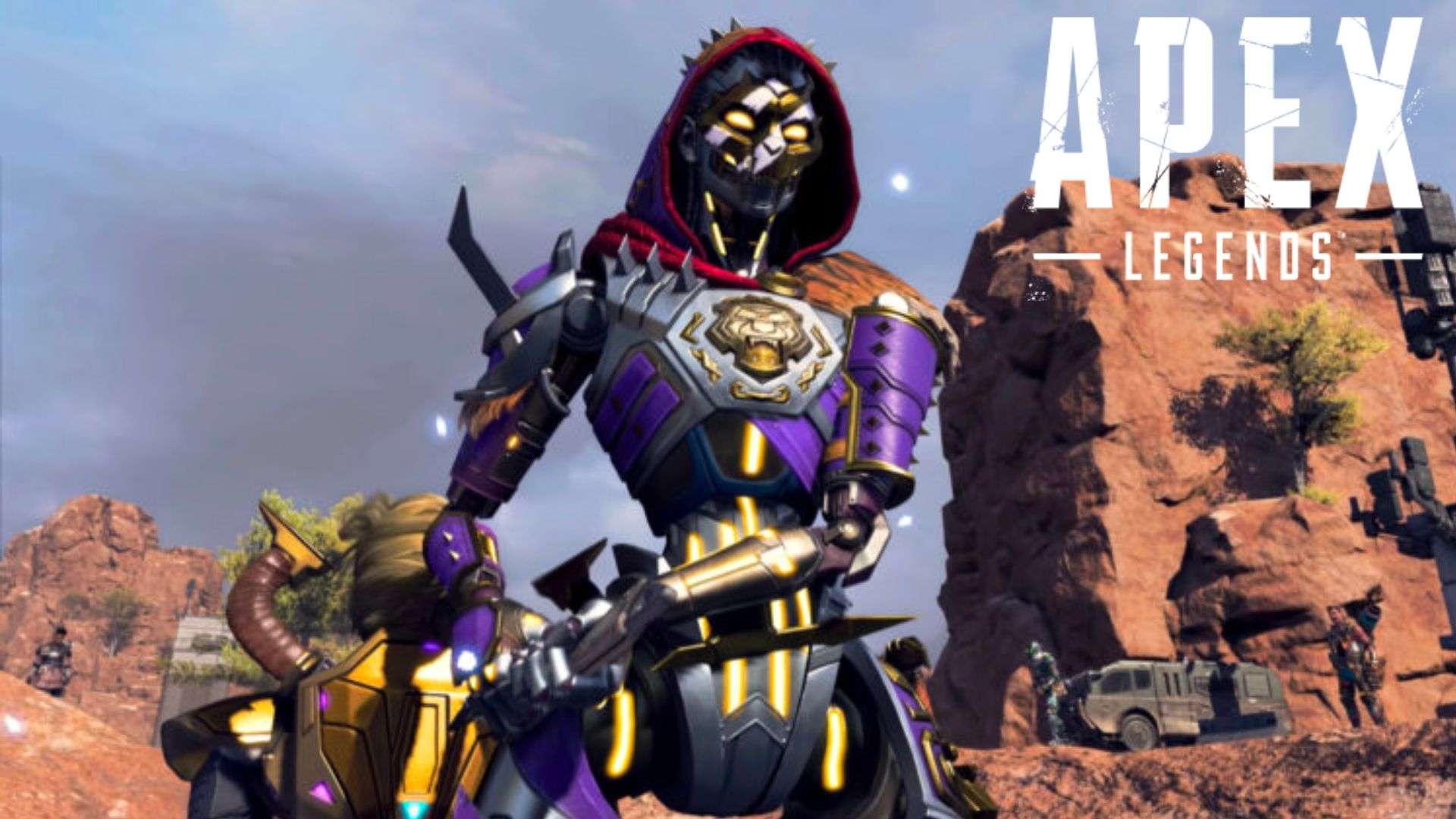 Ash in Apex Legends in purple skin