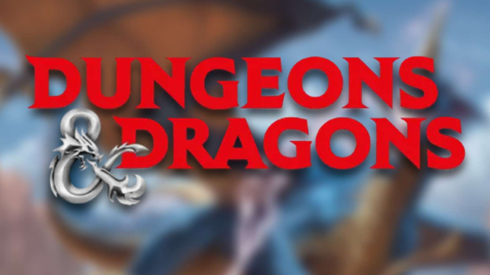 Dungeons and Dragons logo over official artwork.