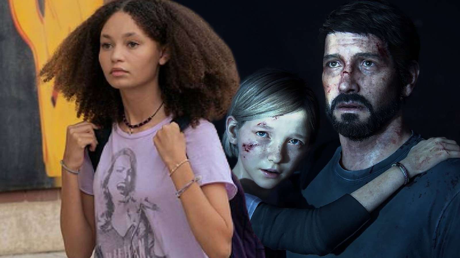 Nico Parker as Sarah and Joel and Sarah in The Last of Us Episode 1