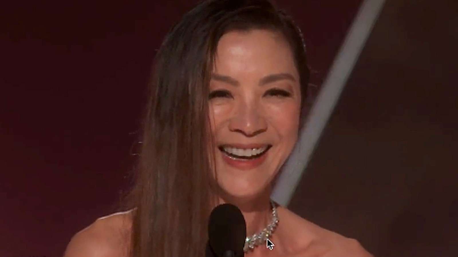 Michelle Yeoh at the Golden Globes