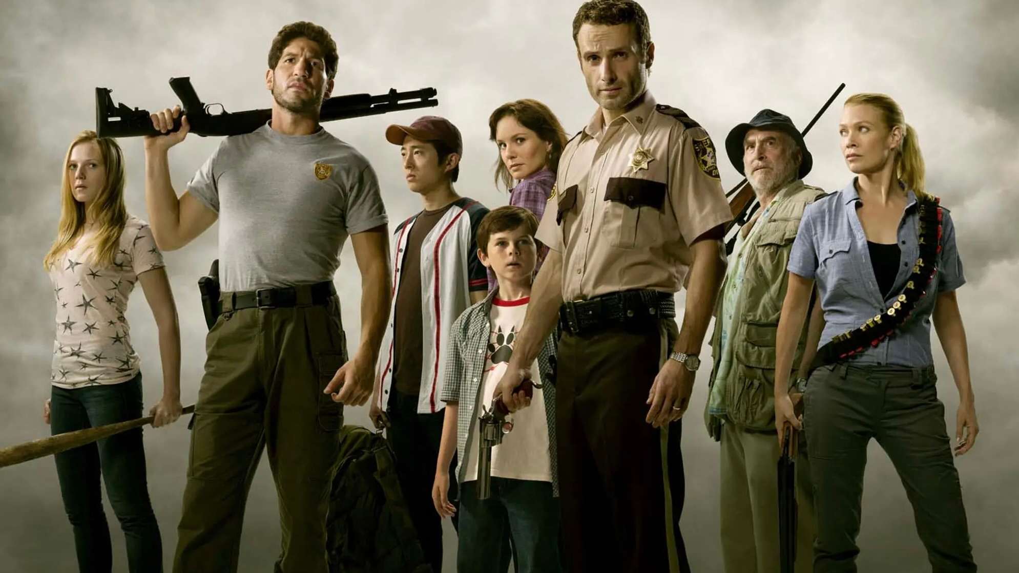 The Walking Dead ensemble.