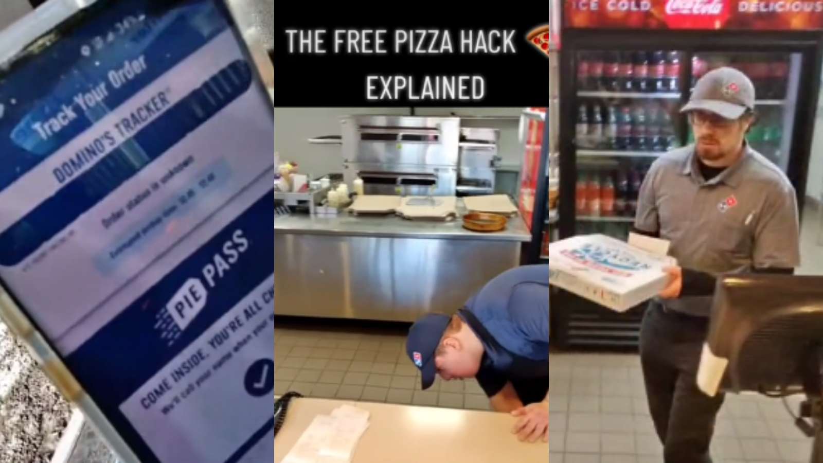 free domino's pizza hack on tiktok