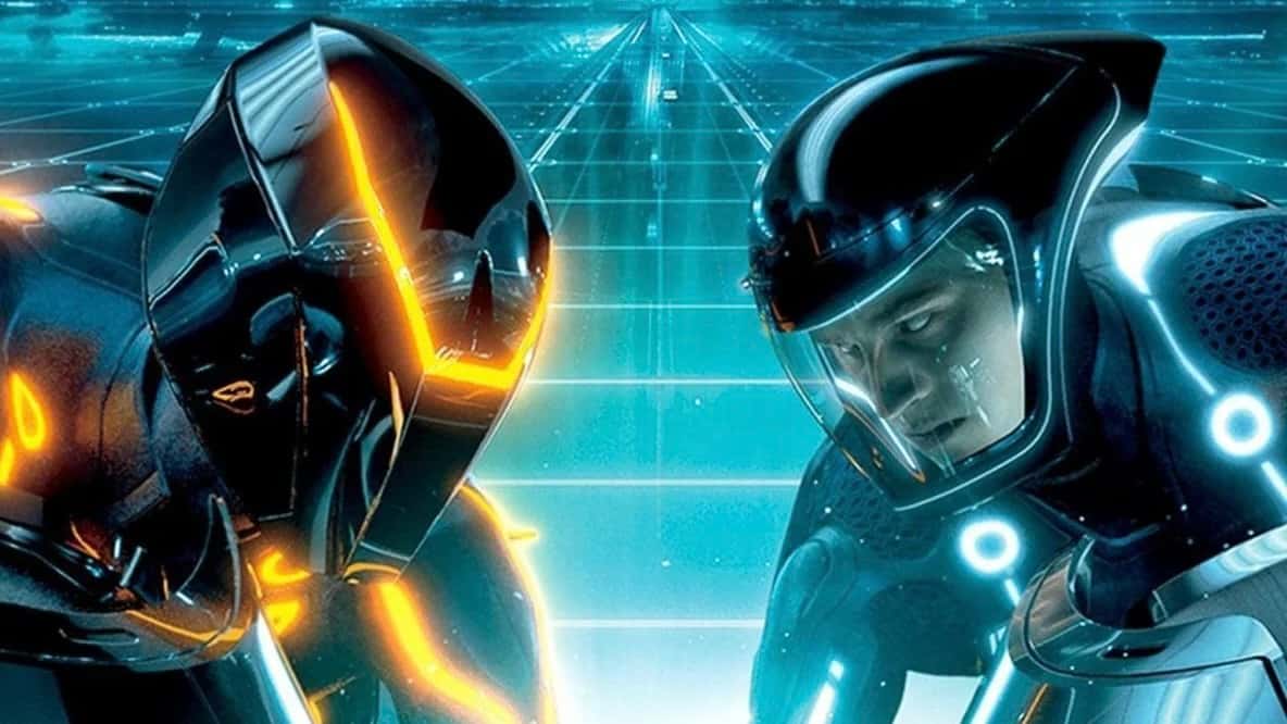 A still from the 2010 sequel Tron: Legacy.