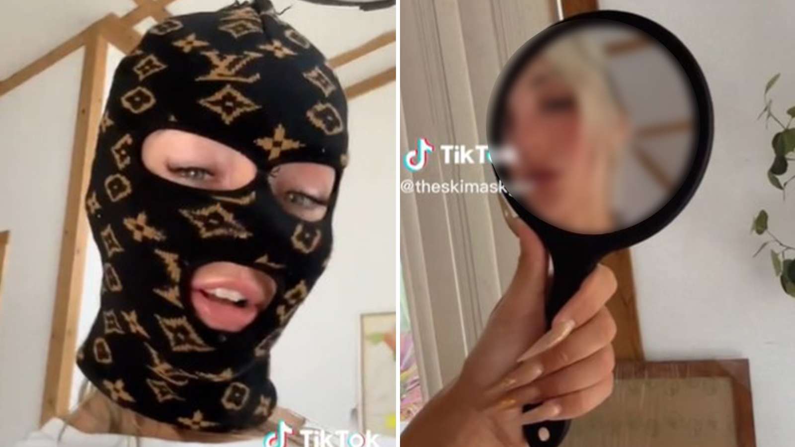 SkiMaskGirl goes viral for face reveal