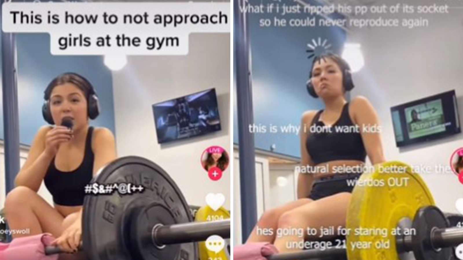 Jessica49 apologizes for viral gym video