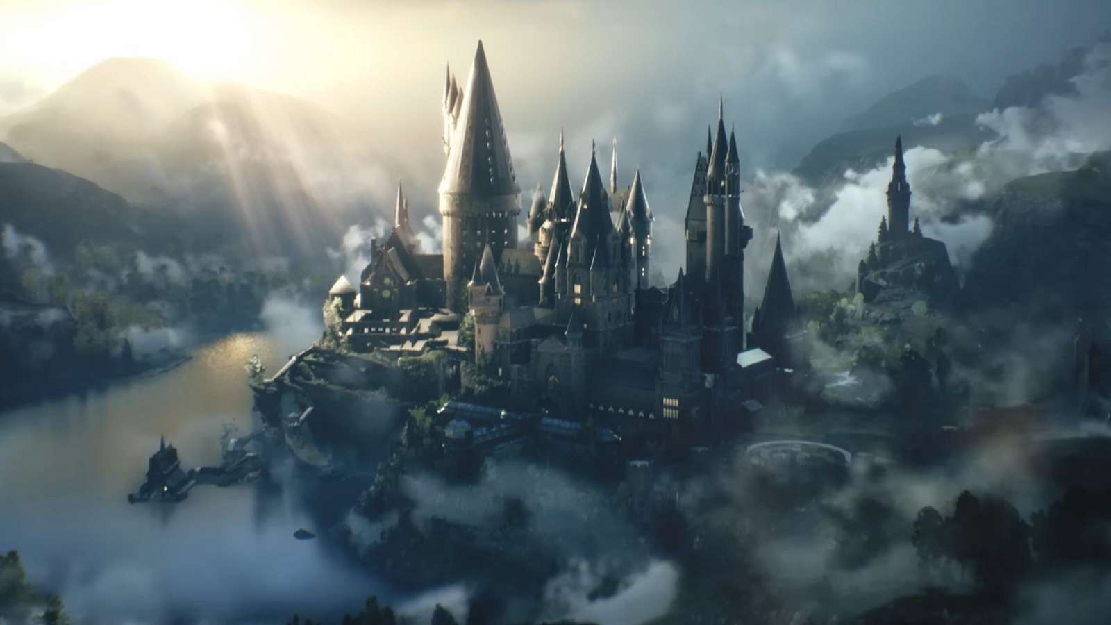 Hogwarts grounds in Hogwarts Legacy