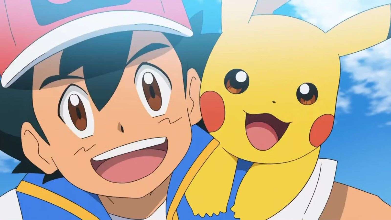 pokemon anime ash and pikachu smiling header