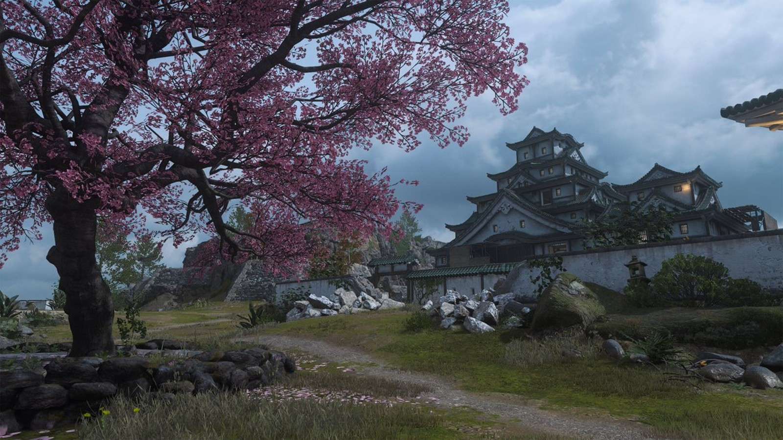 Tsuki Castle on Warzone 2's Ashika Island.