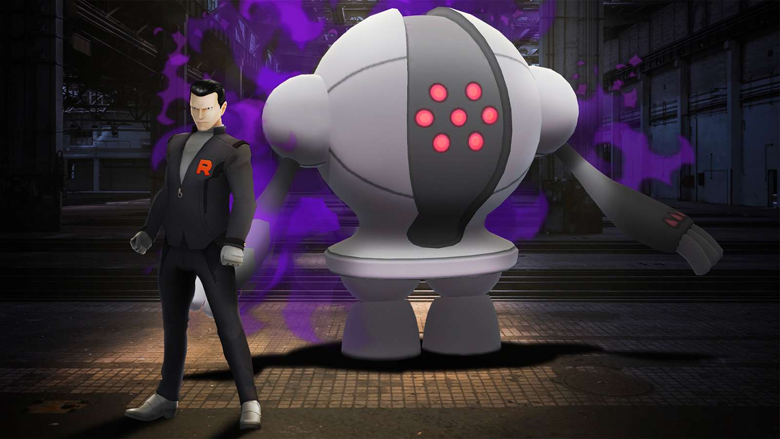 Giovanni appearing in the Shadowy Skirmishes Special Research story in Pokemon Go