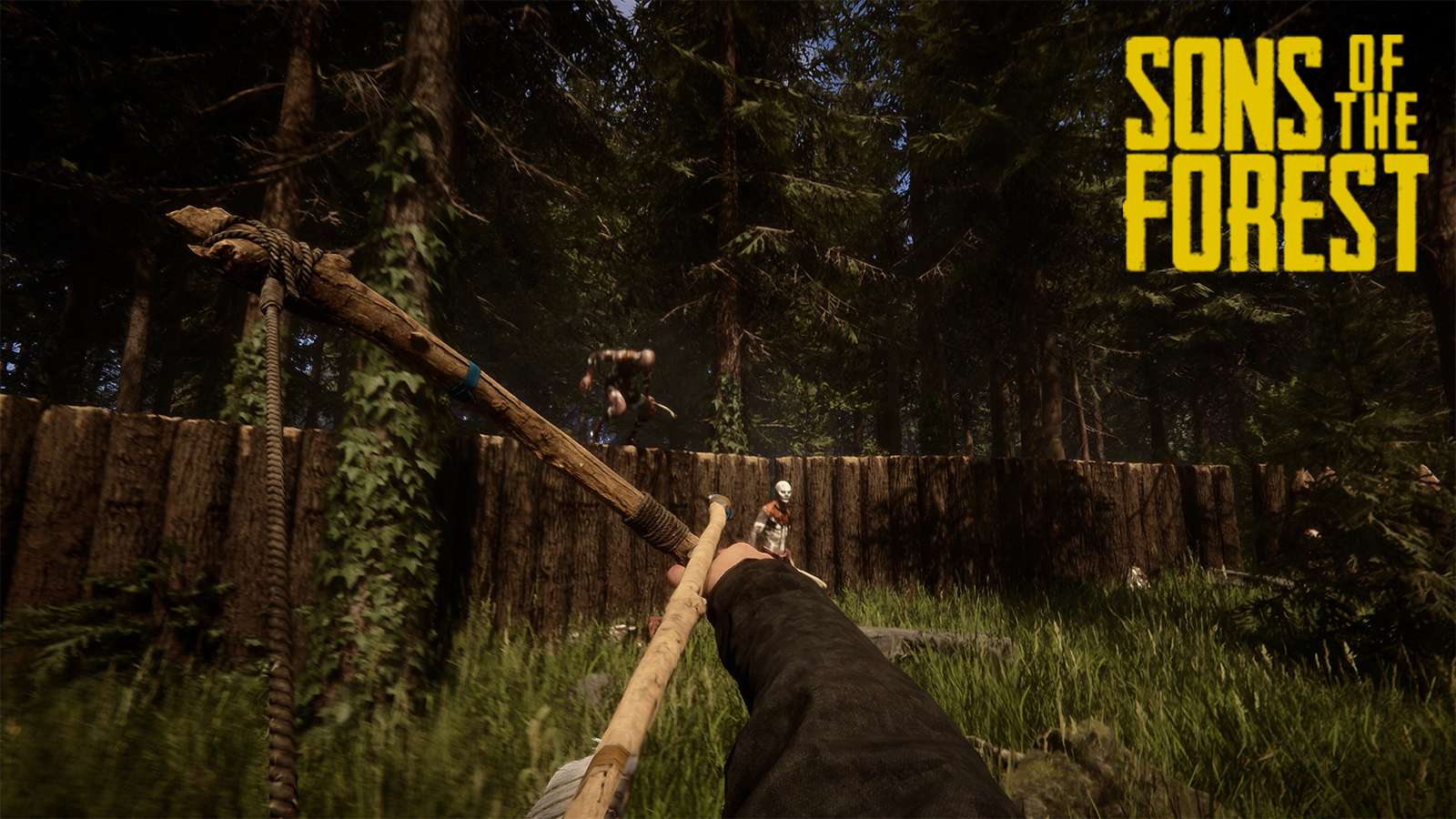 shooting arrow in sons of the forest
