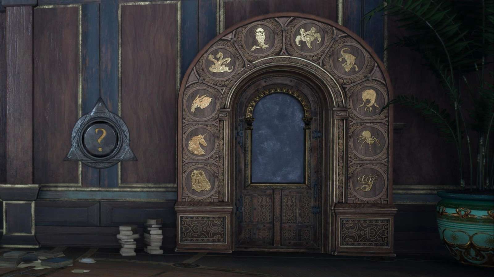 Hogwarts Legacy animal symbol door