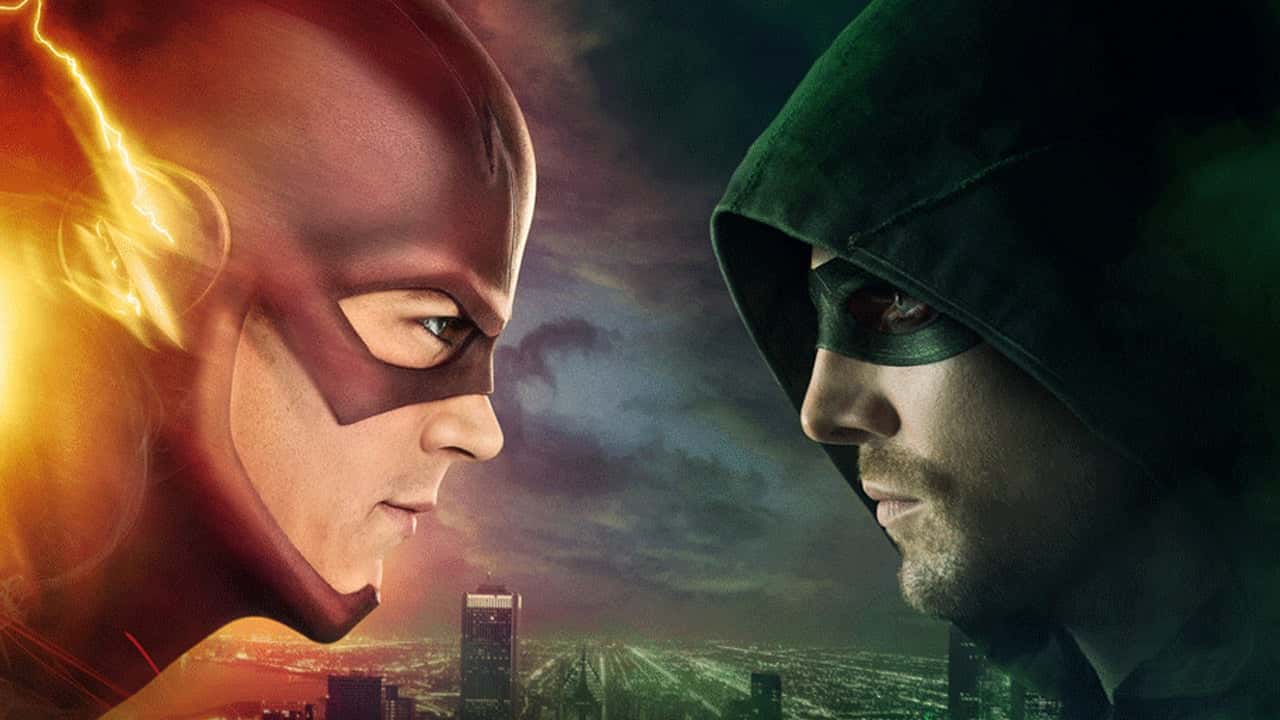 The Flash and green Arrow.