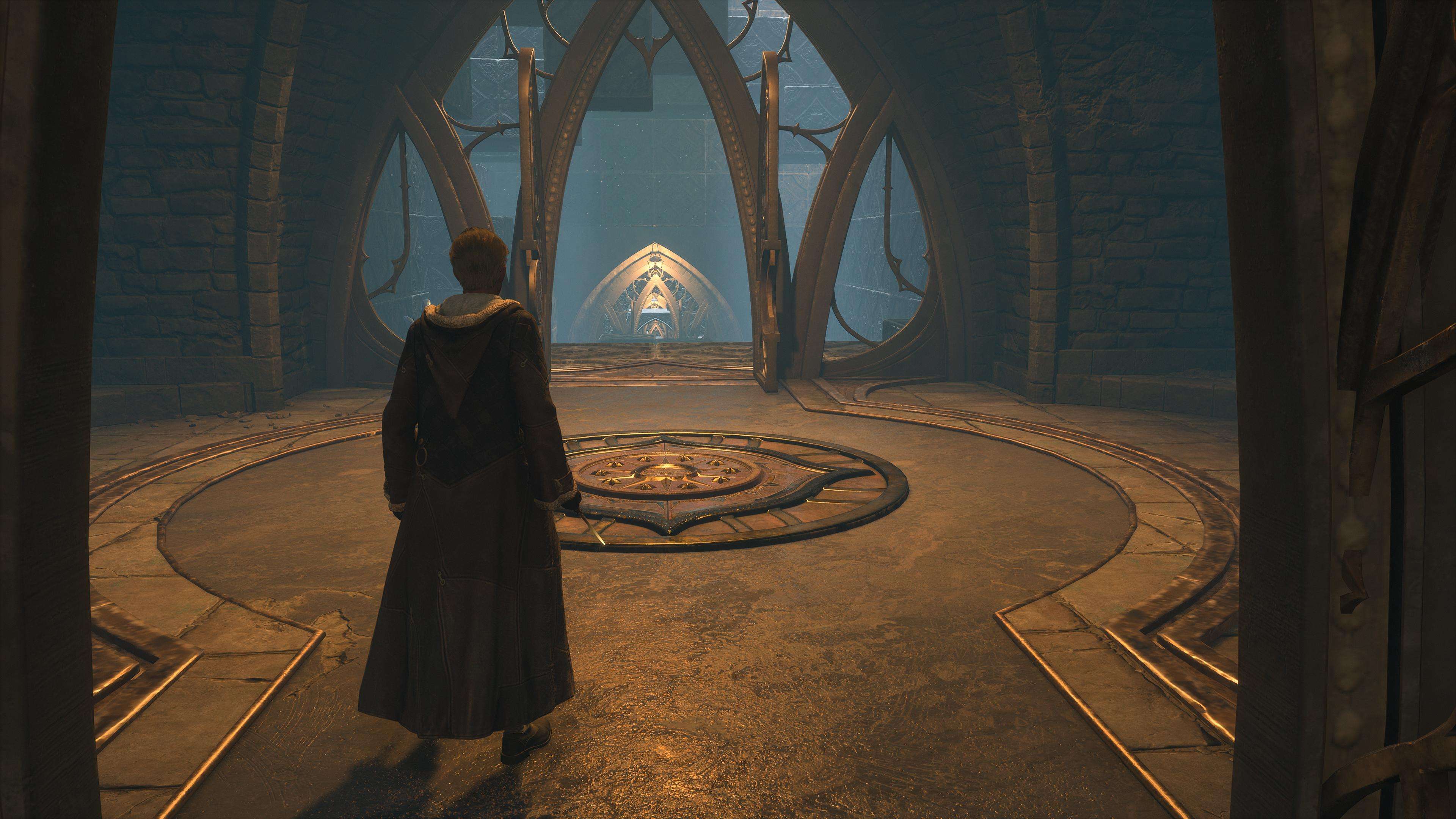 screenshot featuring the halls of herodiana puzzles quest in hogwarts legacy.