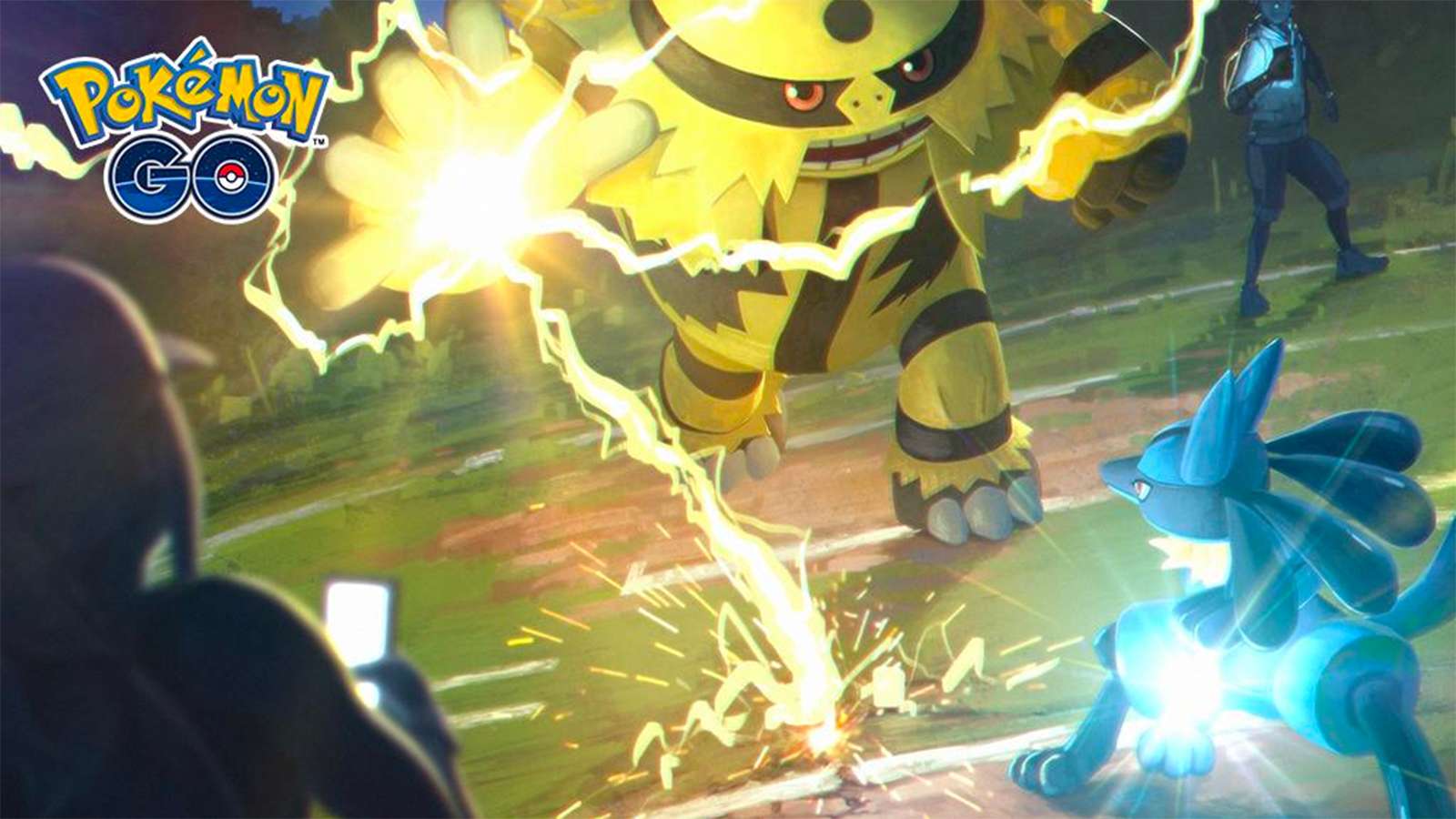 A super effective charged attack in Pokemon GO