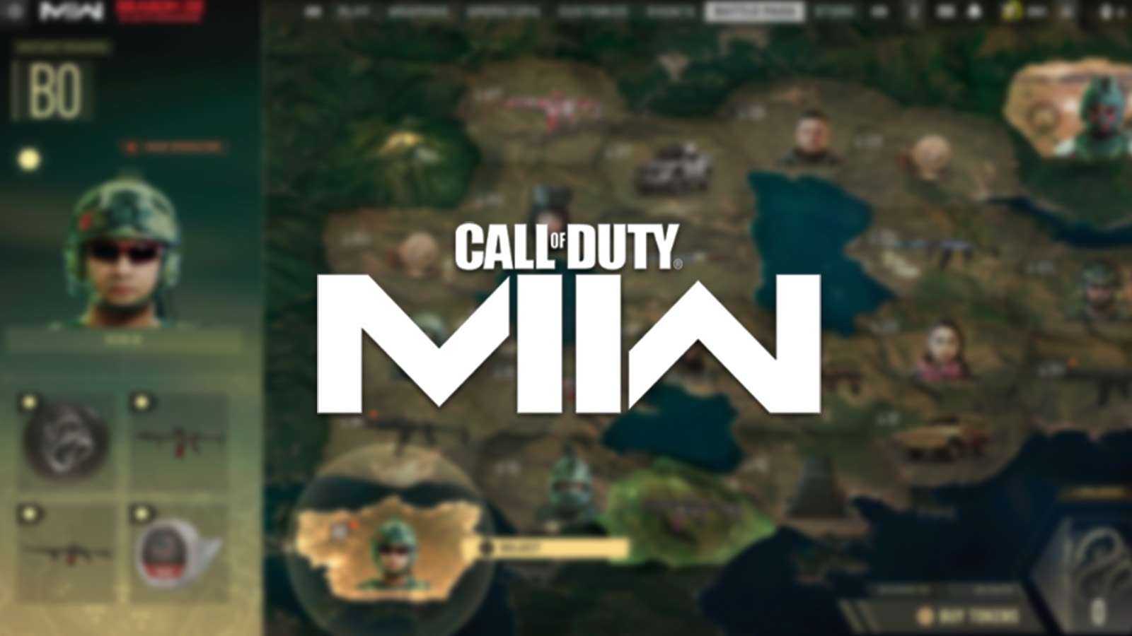MWII logo on Battle Pass from Season Two