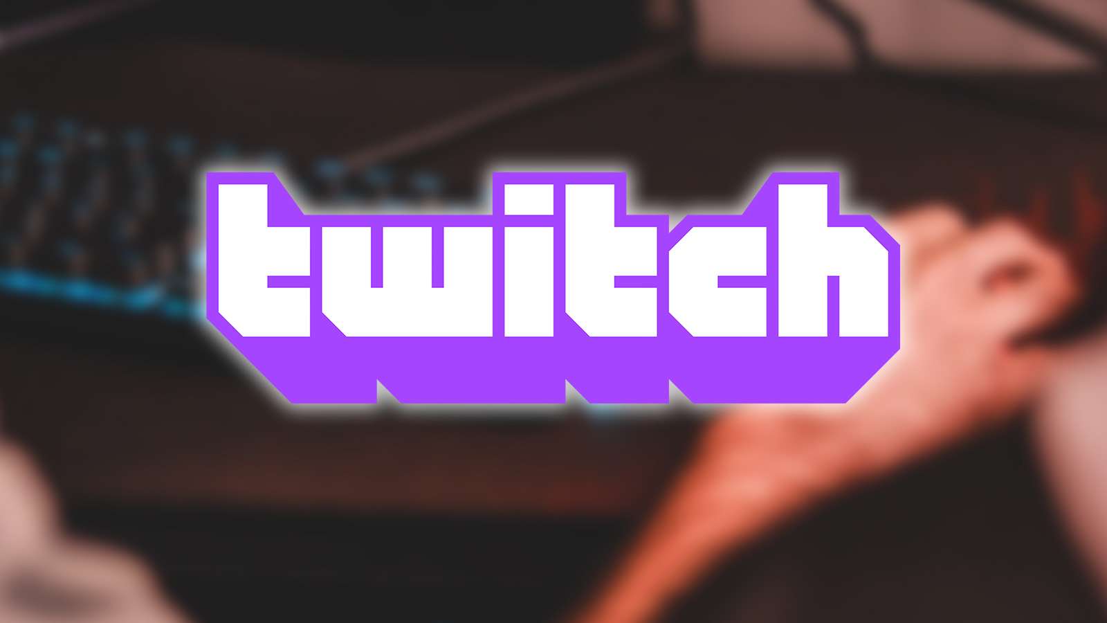 Twitch logo on top of axville photo on unsplash