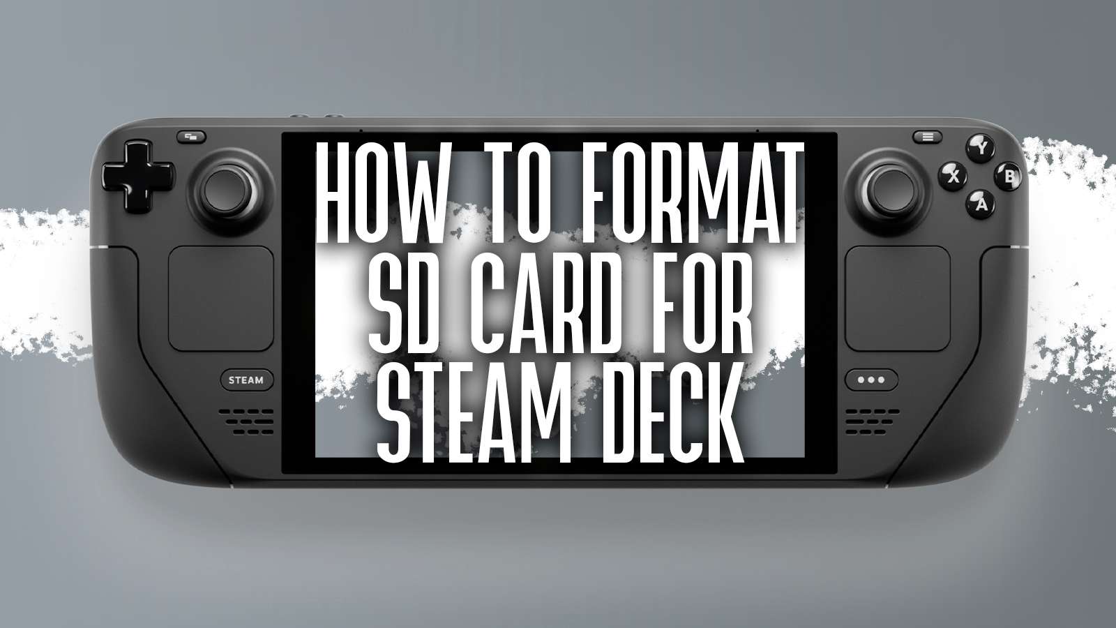 how to format sd card for steam deck