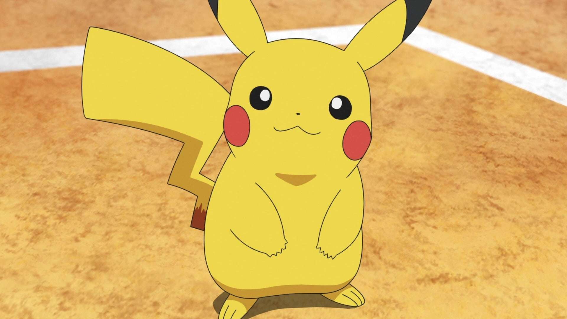 Pikachu in the Pokemon anime