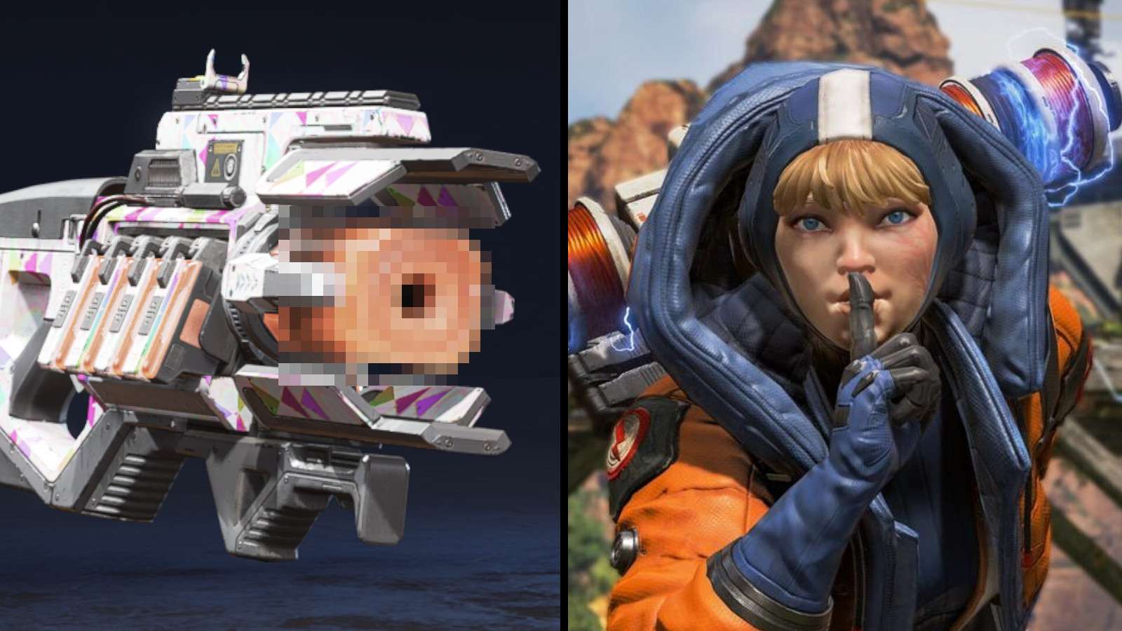 Apex Legends players can't unsee charge rifle skin