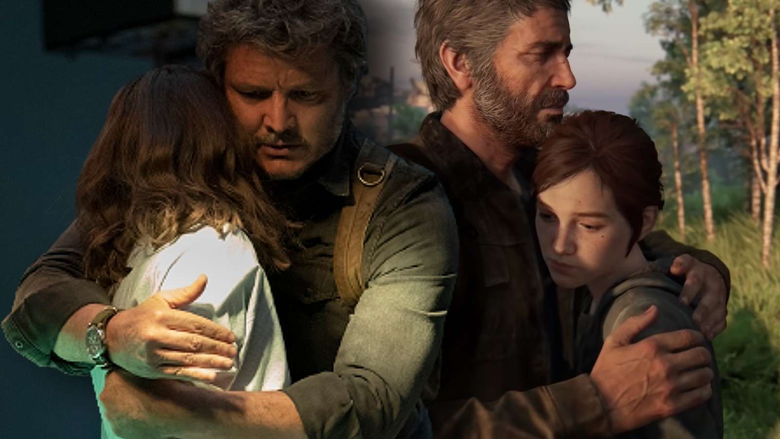 Joel and Ellie in The Last of Us show and Part 2 game