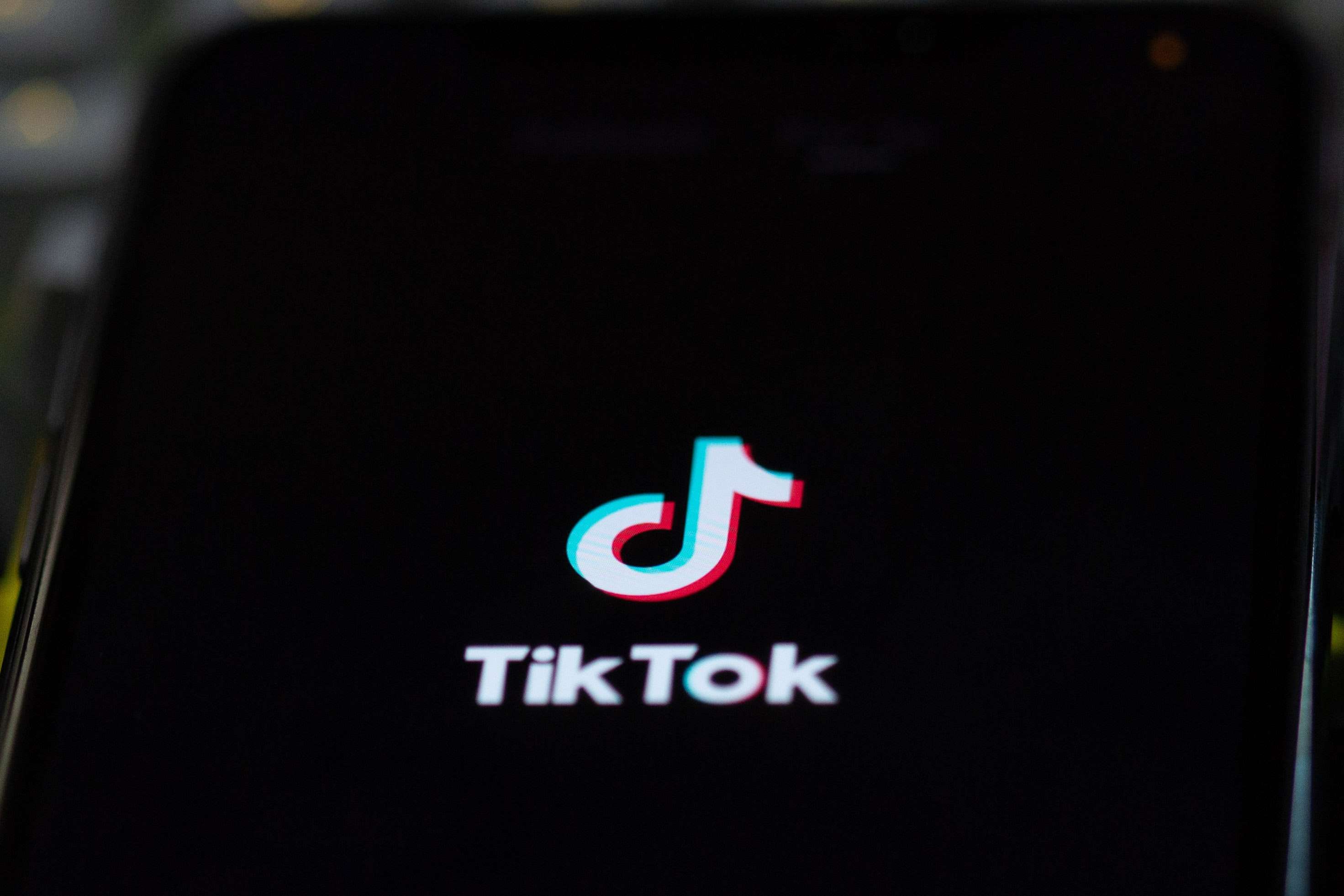 Stock image of TikTok logo