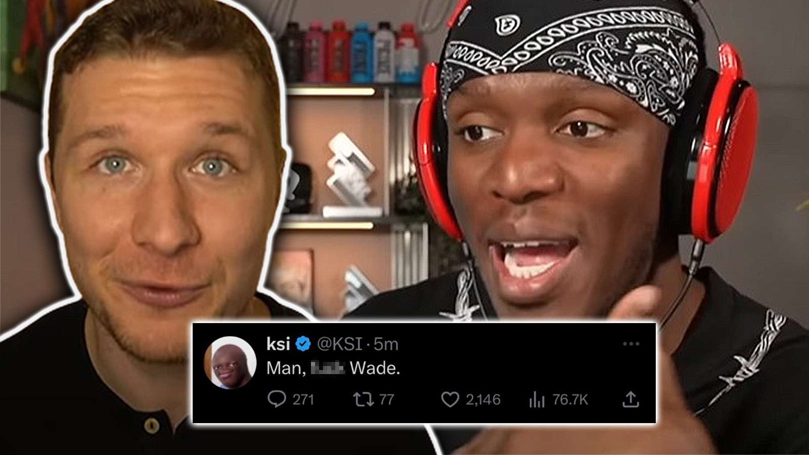 KSI lashes out at wade plem over jake paul tommy fury comments