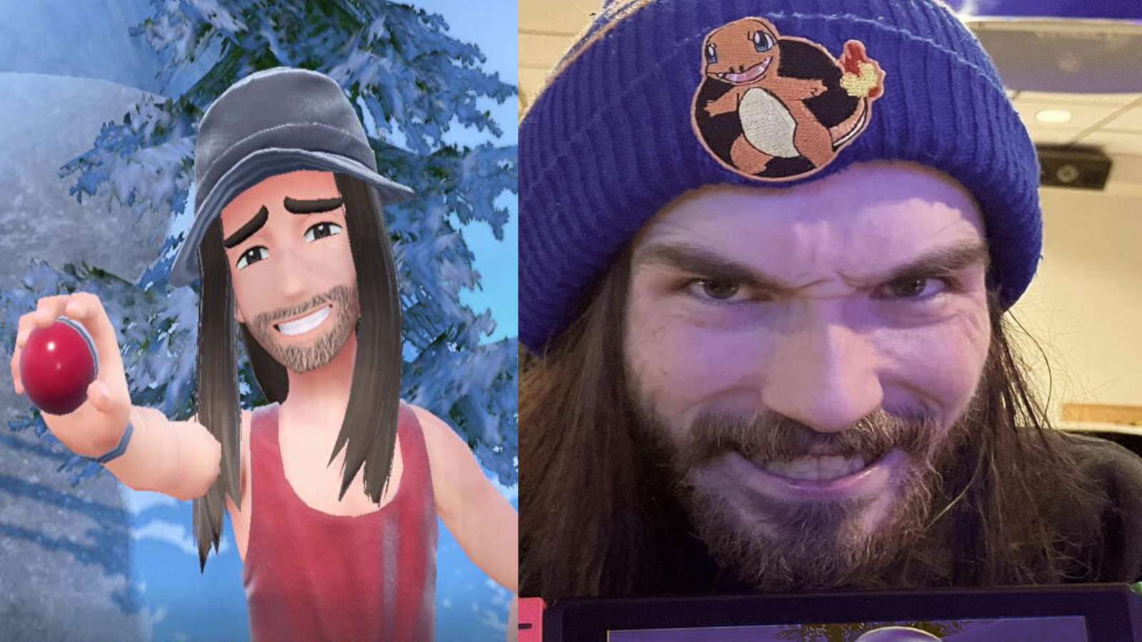 MC Sledge (left), fiance of an anonymous Pokemon Scarlet & Violet players (right).