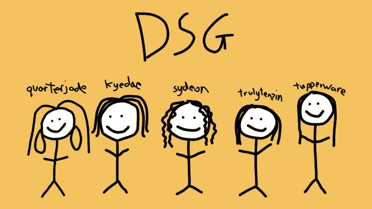 DSG announcement picture of Game Changers team